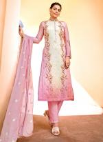 Pure Viscose Pink Casual Wear Printed Salwar Suit